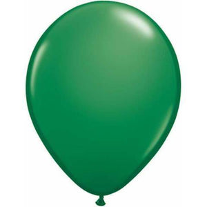 5" Round Qualatex Standard Green-100 Count - tmyers.com