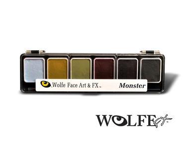 Wolfe FX Face Paint w/ Applicator - Metallic Orange ( 9 gm)