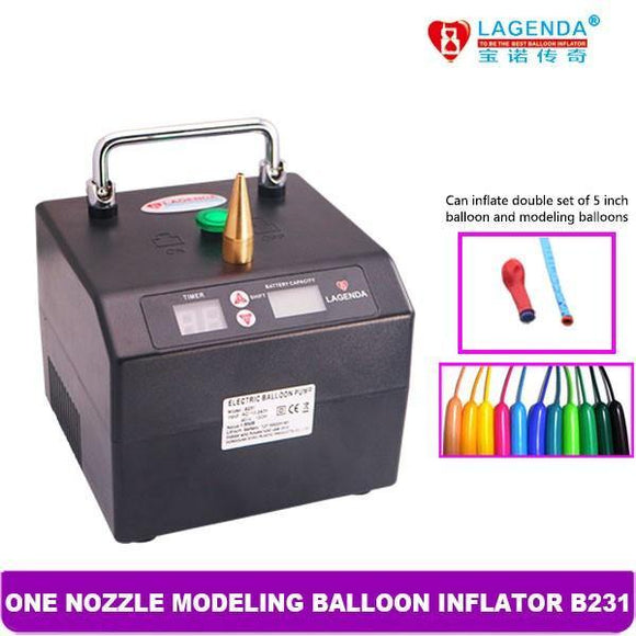 B231 Lagenda  Professional Borosino Modeling Balloon Inflator w/6600 mA Lithium-ion battery - tmyers.com